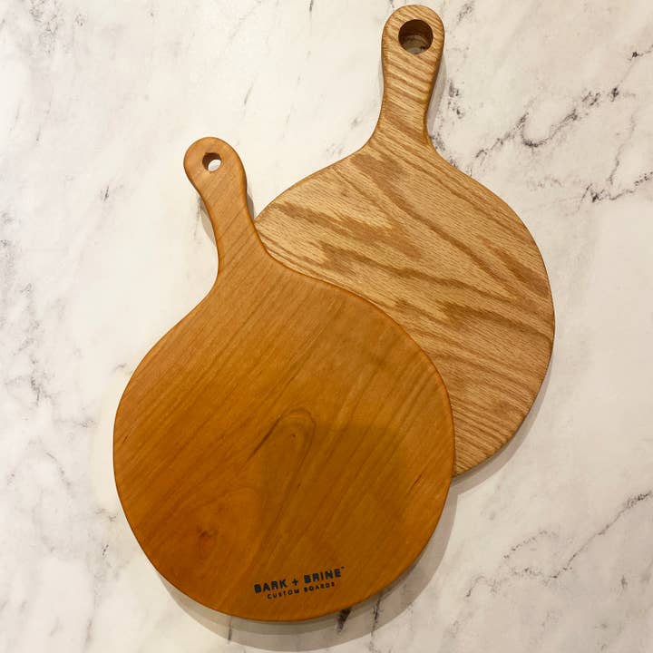 NEW Charcuterie Round Boards for wholesale by Bark + Brine Custom Boards