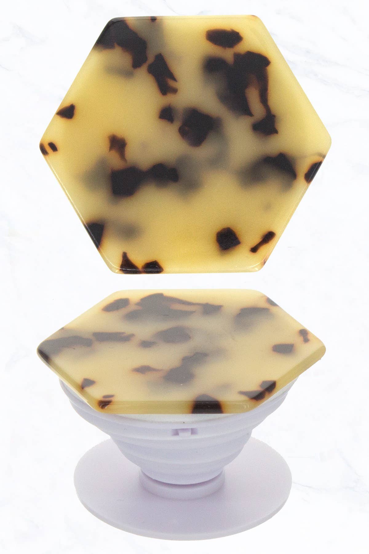 Suzie Q USA - Wholesale Phone Grip - Hexagon Acetate Phone Grip Pop Sockets3