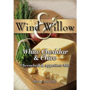 Wind & Willow - Wholesale Dip - White Cheddar & Chive (cs 12) -Savory Cheeseball Mixes
