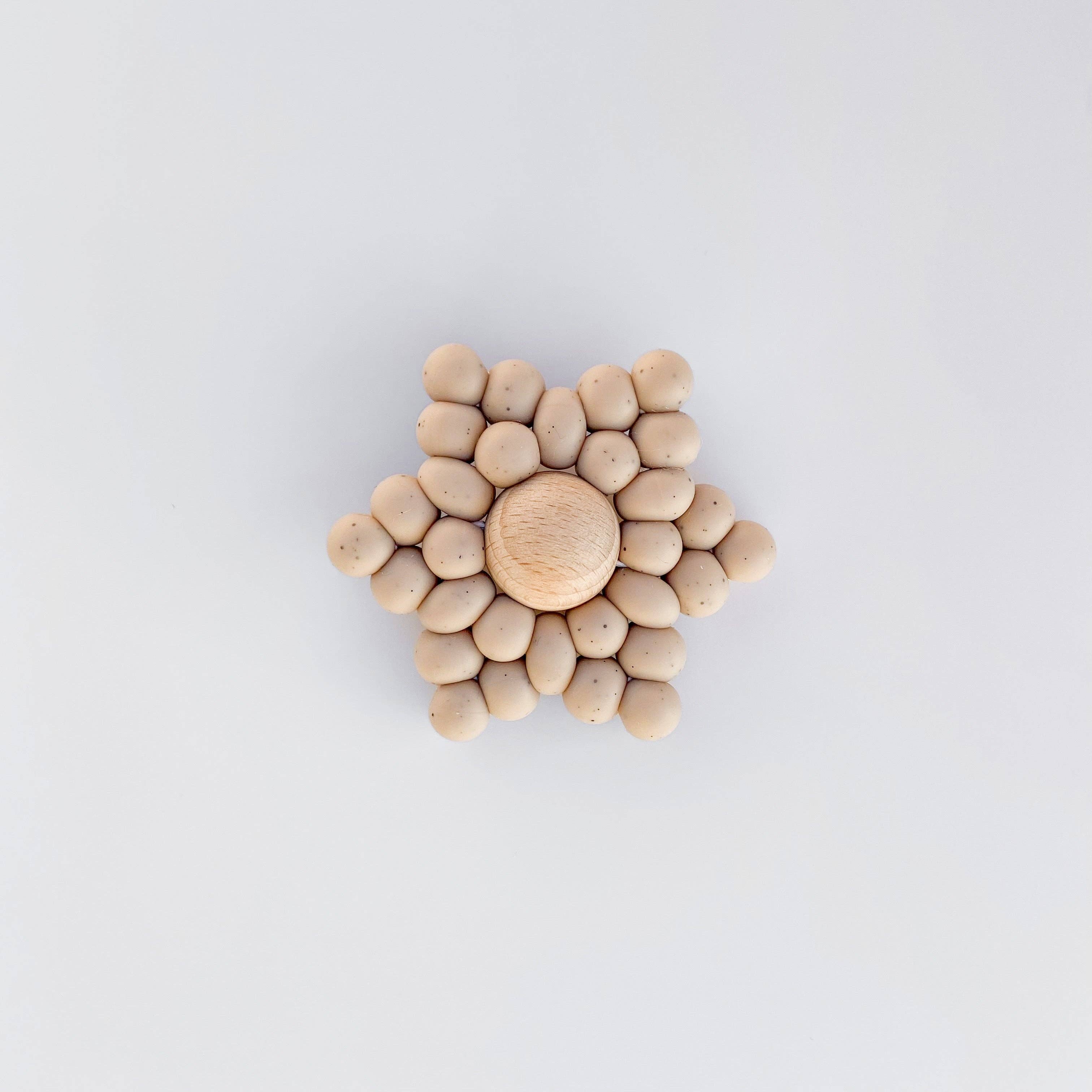 Lmb&Co. - Wholesale Teether (Not Clip-On) - Baby - Eve Teether | Speckled Almond