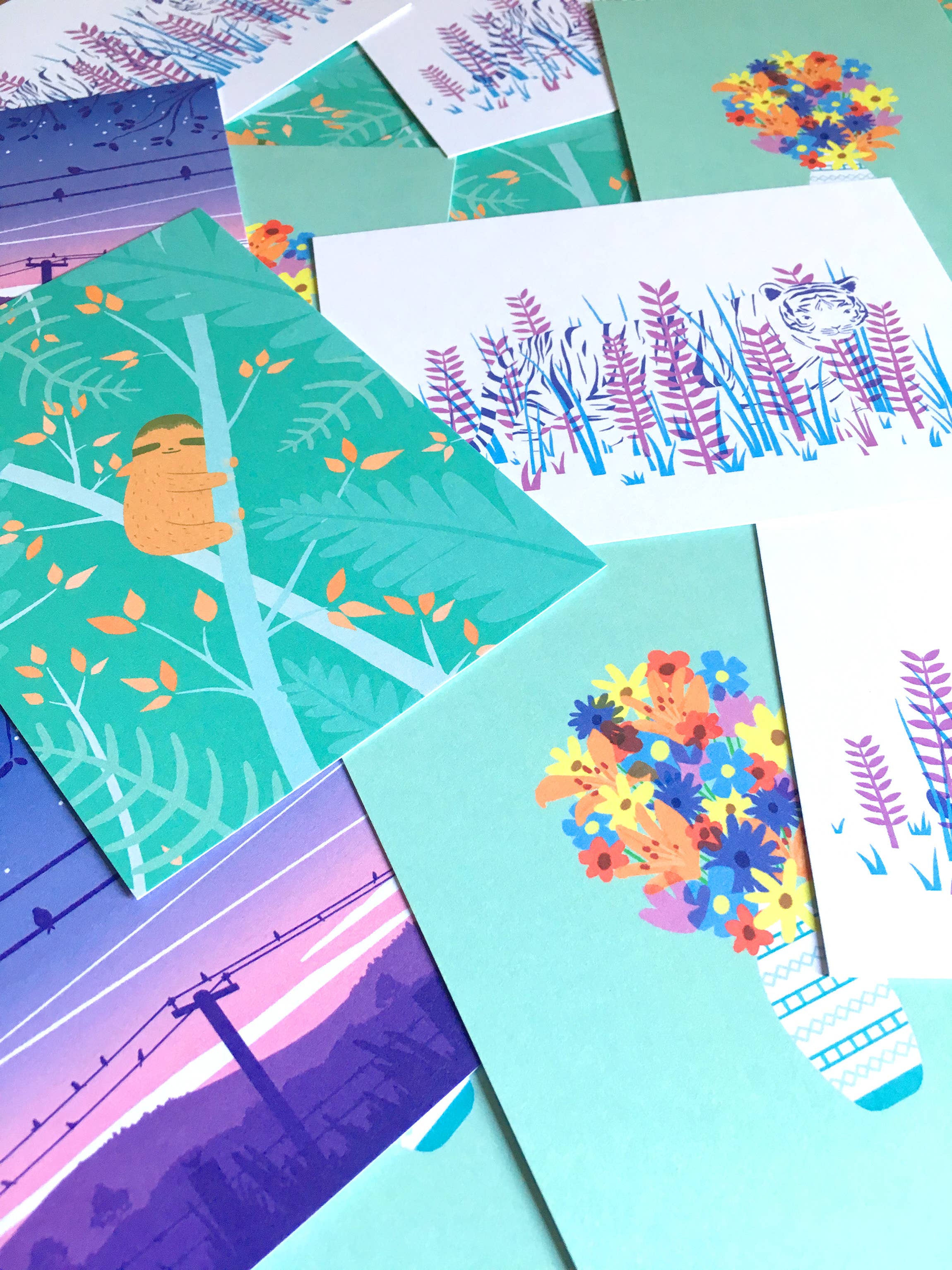 Tom Hardwick – wholesale Postcard – A View Through the Trees Postcard1