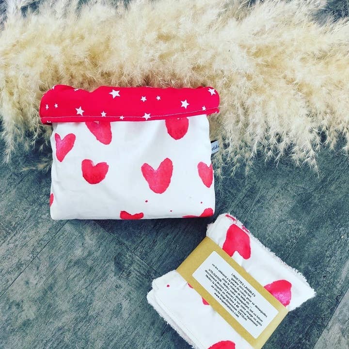 LES PETITS TITOUS - Vendita all'ingrosso Struccanti - Set cesta con 8 salviette lavabili assortite17