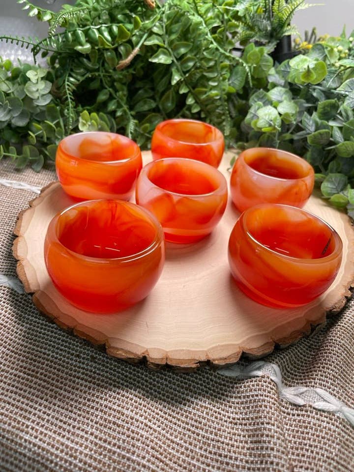 Syntetisk Carnelian Bowl för wholesale av Copper Ashes