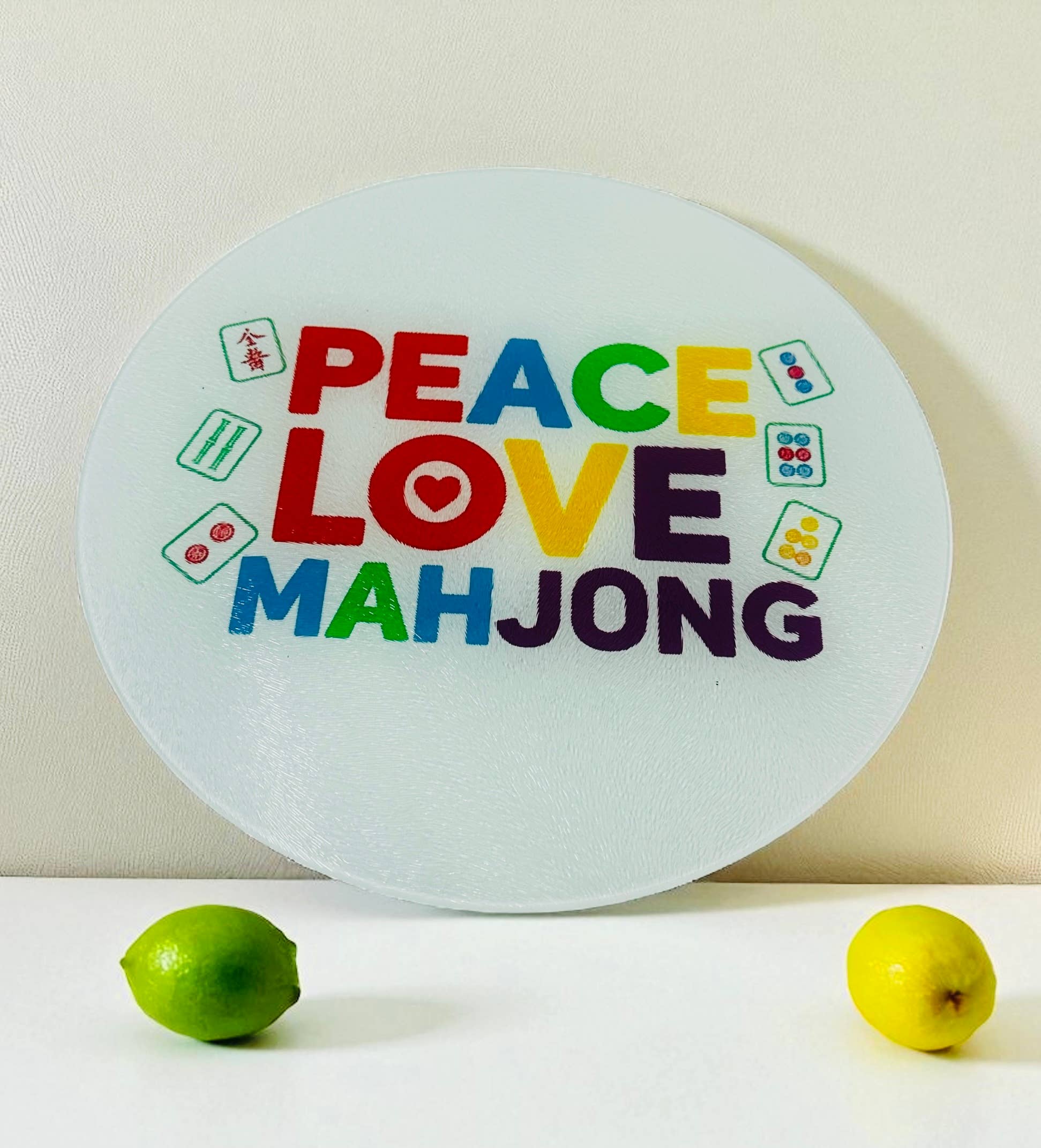 Resinate By KS / by KRISTIN SMITH – wholesale Skärbräda – Fred Kärlek Mahjong Skärbräda Charkbräda1