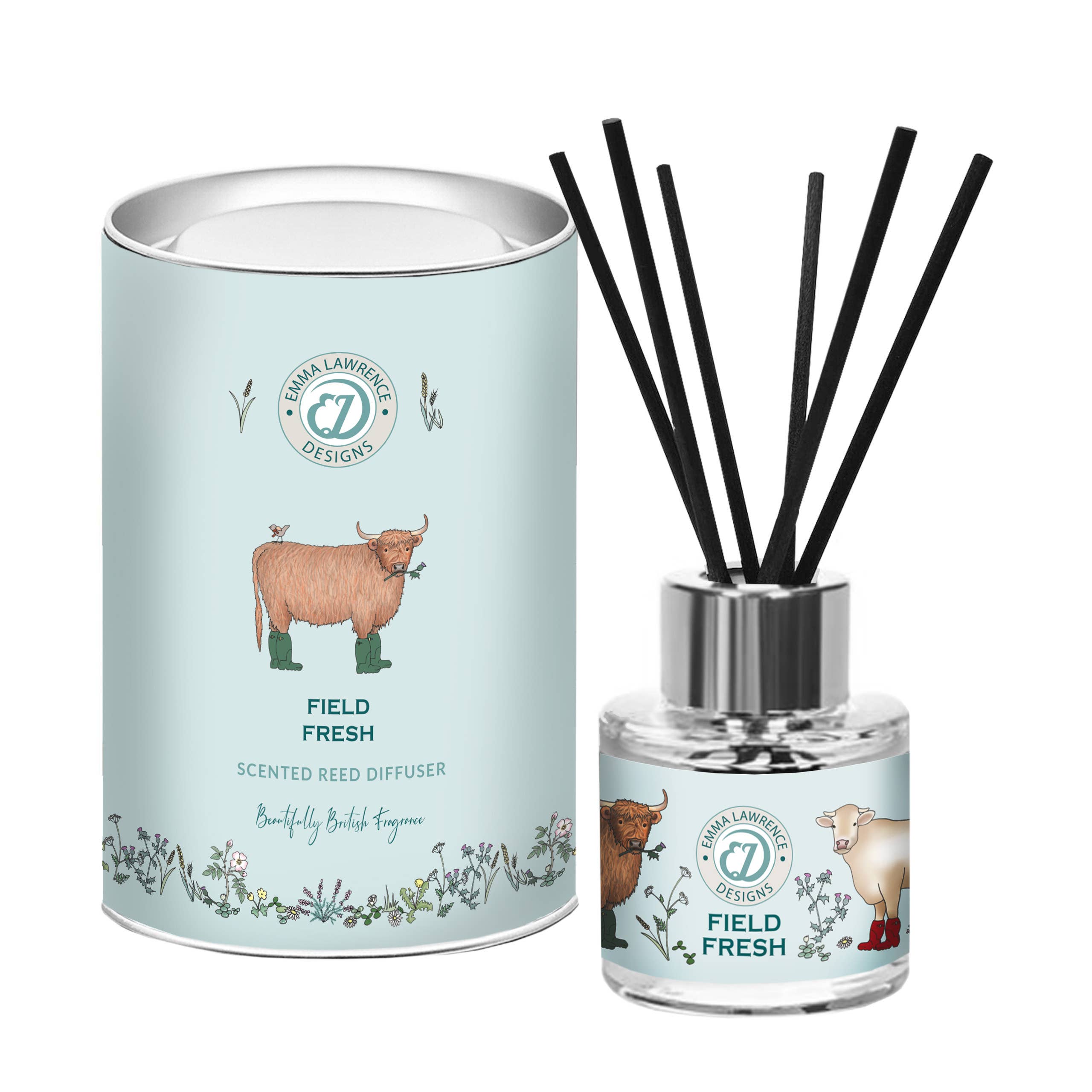 The Country Candle Co. - Vendita all'ingrosso Diffusori a lamella - Diffusori a bastoncini Emma Lawrence-Field Fresh 50ml0