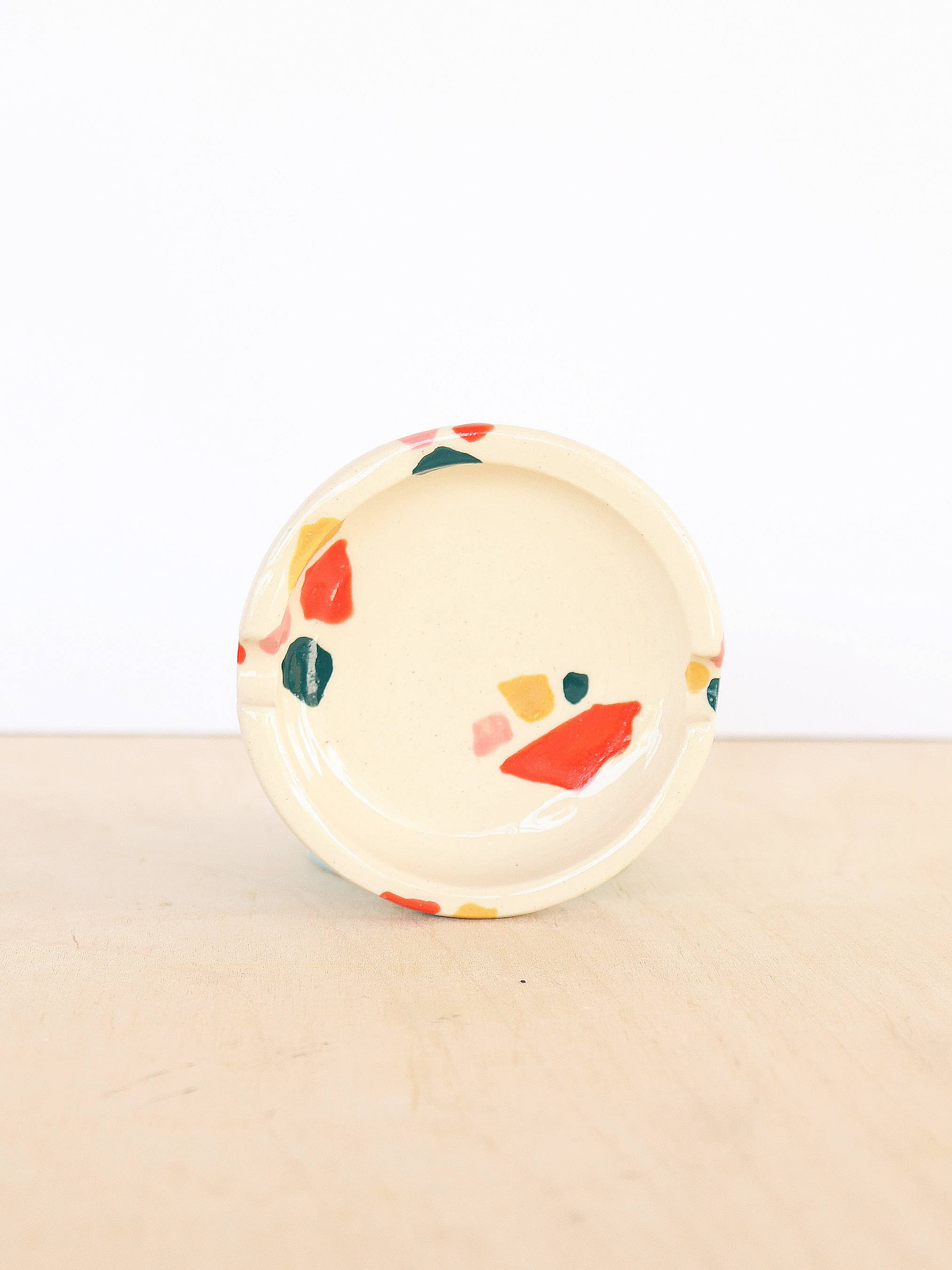 Nightshift Ceramics - Wholesale Ashtray - Small Ceramic Ashtray - Poppy