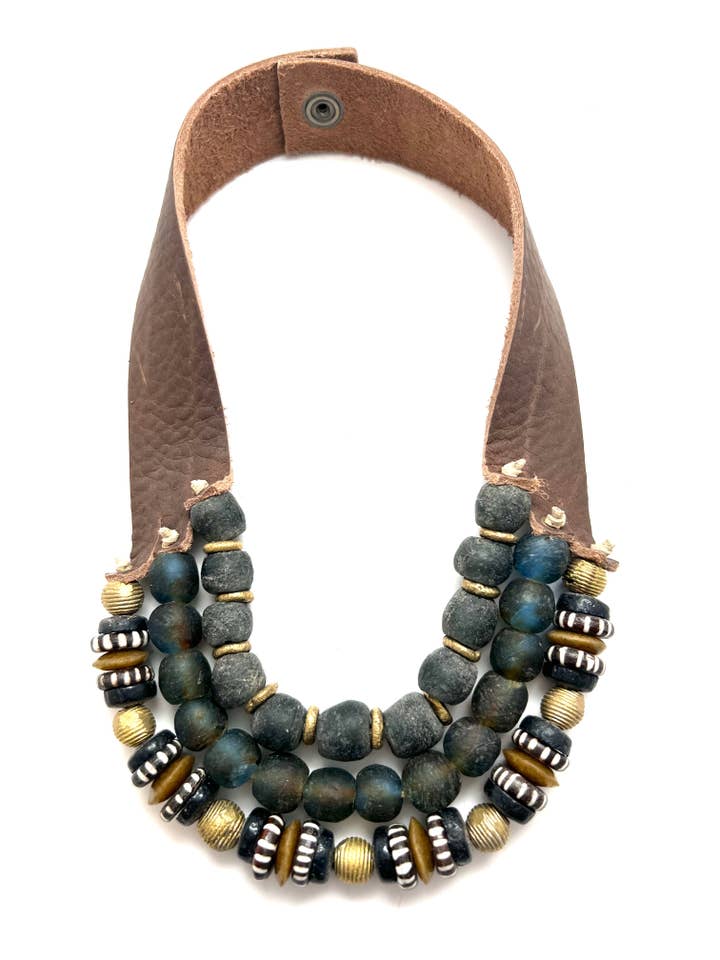 3-Strang-Halskette • Woodland 6 für den Großhandel von Stephanie Leigh Jewelry