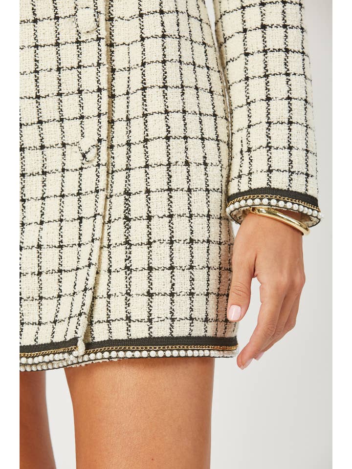 Isla Maude – Großhandel Kleid – Damen – Blazerkleid Cameron aus Tweed5