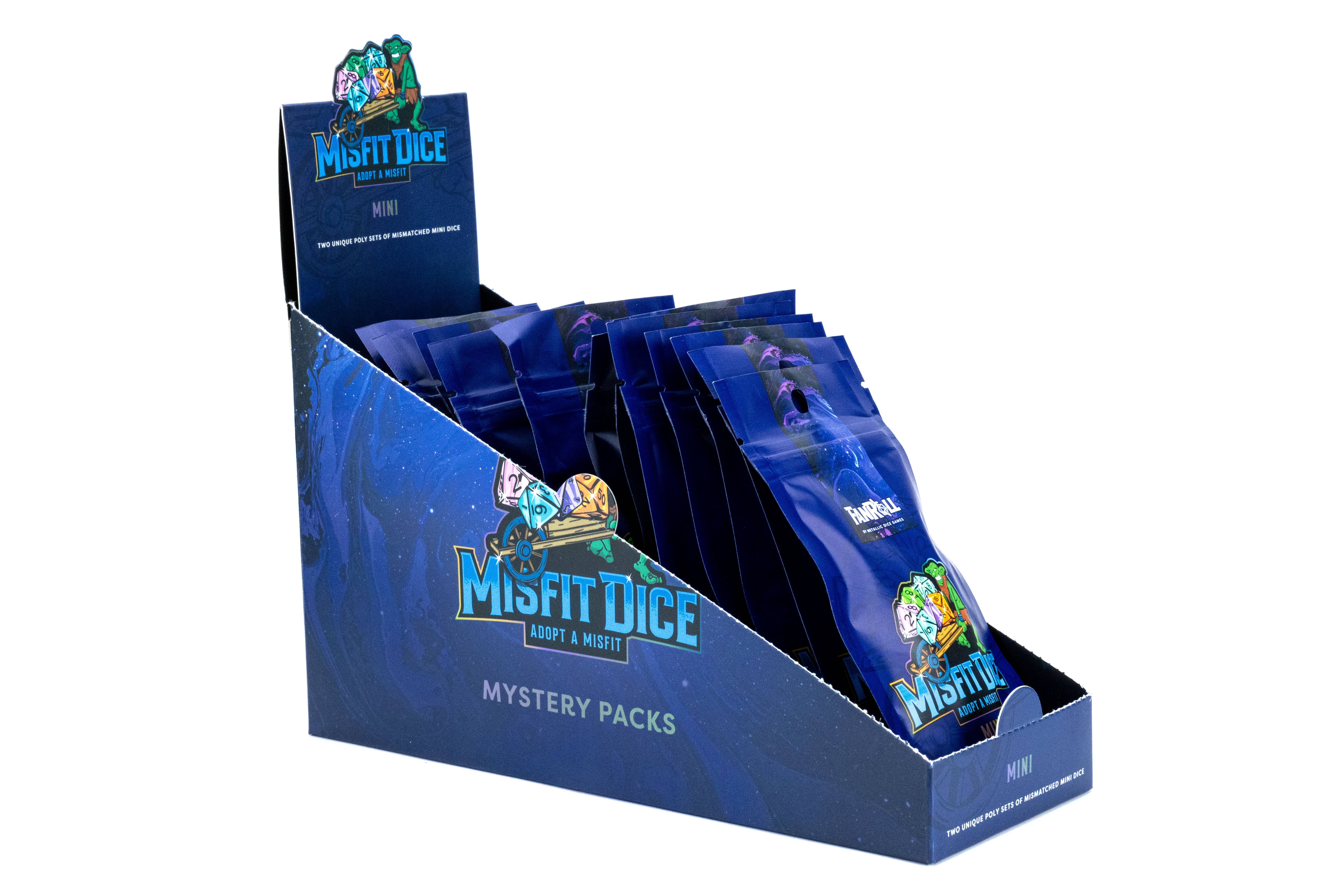 FanRoll by Metallic Dice Games - Vente Dé - NOUVEAU : Misfit Mini Dice : Adopt A Misfit (Blind Pack/2 sets)8