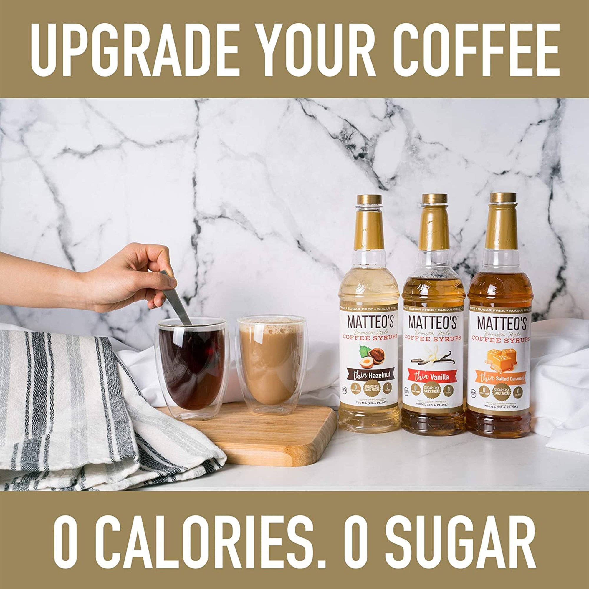 Matteo's - Wholesale Iced Coffee/Cold Brew - Sugar Free Coffee Syrup, French Vanilla7