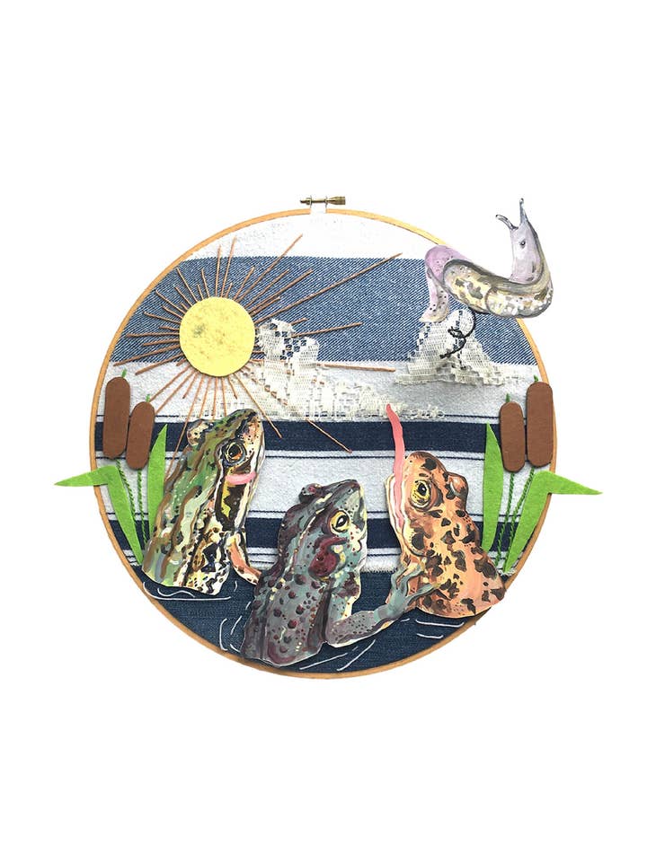 Jumping Slug - 8x10 Print for wholesale by Wurm Wares