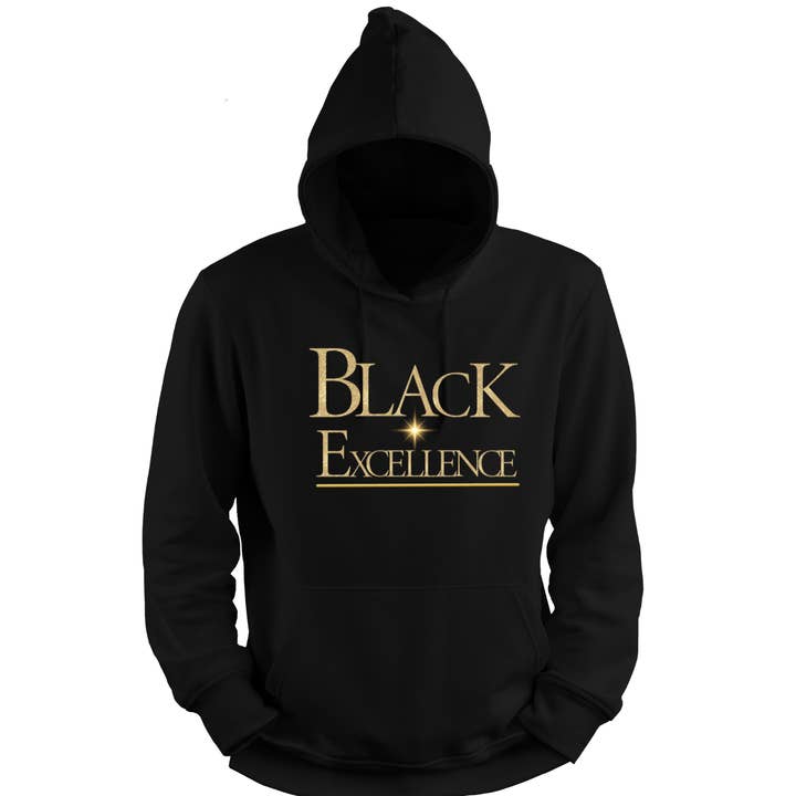 Melanin E-Commerce - Wholesale Hoodie - Men's - Black Excellence - Hooded Sweatshirts