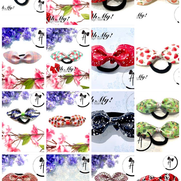 Top Knot Hair Ties for wholesale by A Squared Bowtique