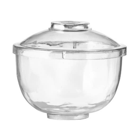 Exquisite 5 oz. Clear Plastic Cup With Lid - 20 Count for wholesale by Crown Display