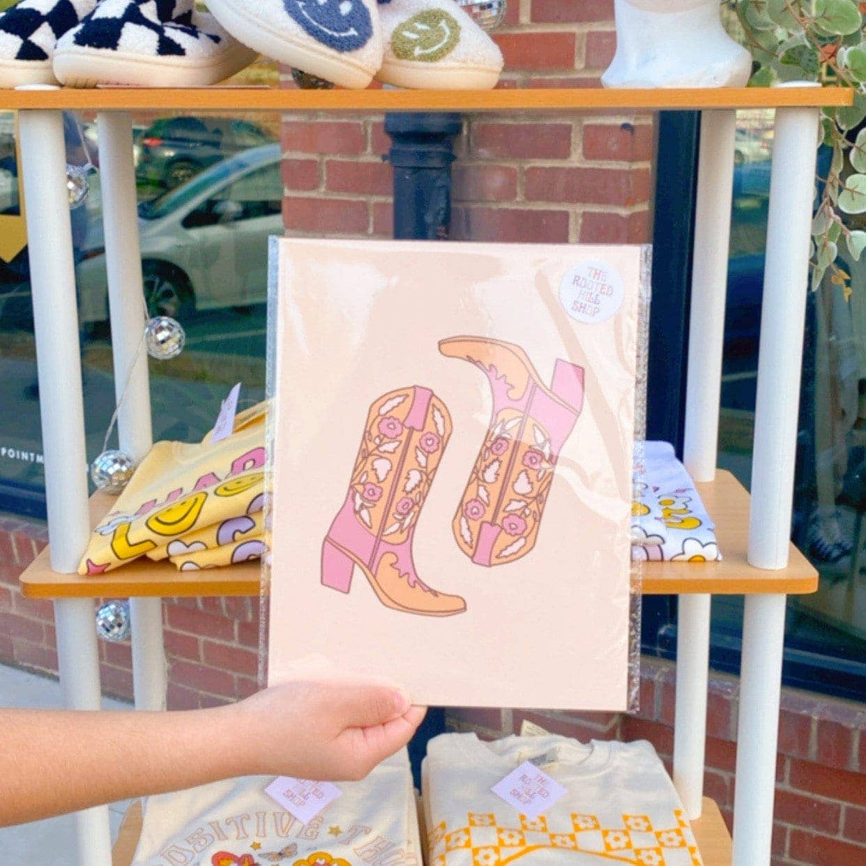 Rooted Hill - Wholesale Art Print - Cowboy Boots Art Print1