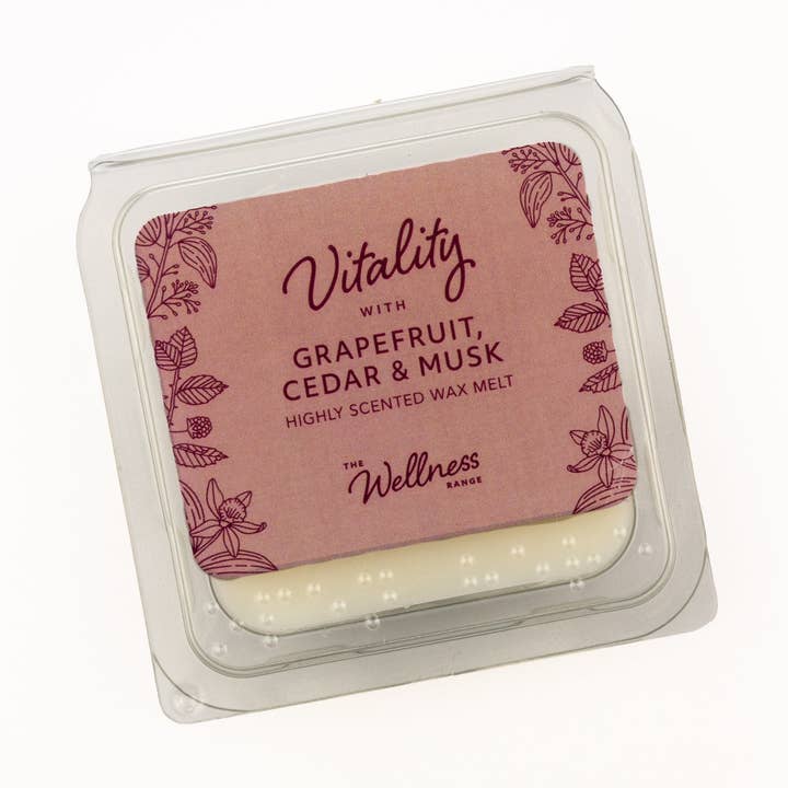 Vitaliteit - Grapefruit, Ceder & Musk Wellness Wax Melt - (36 stuks) voor wholesale door The Fragrance House Group