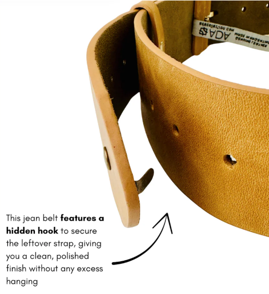 ADA Collection Belts - Venta al por mayor Cinturón - Mujer - Cinturón Rebelde - Negro - TU3