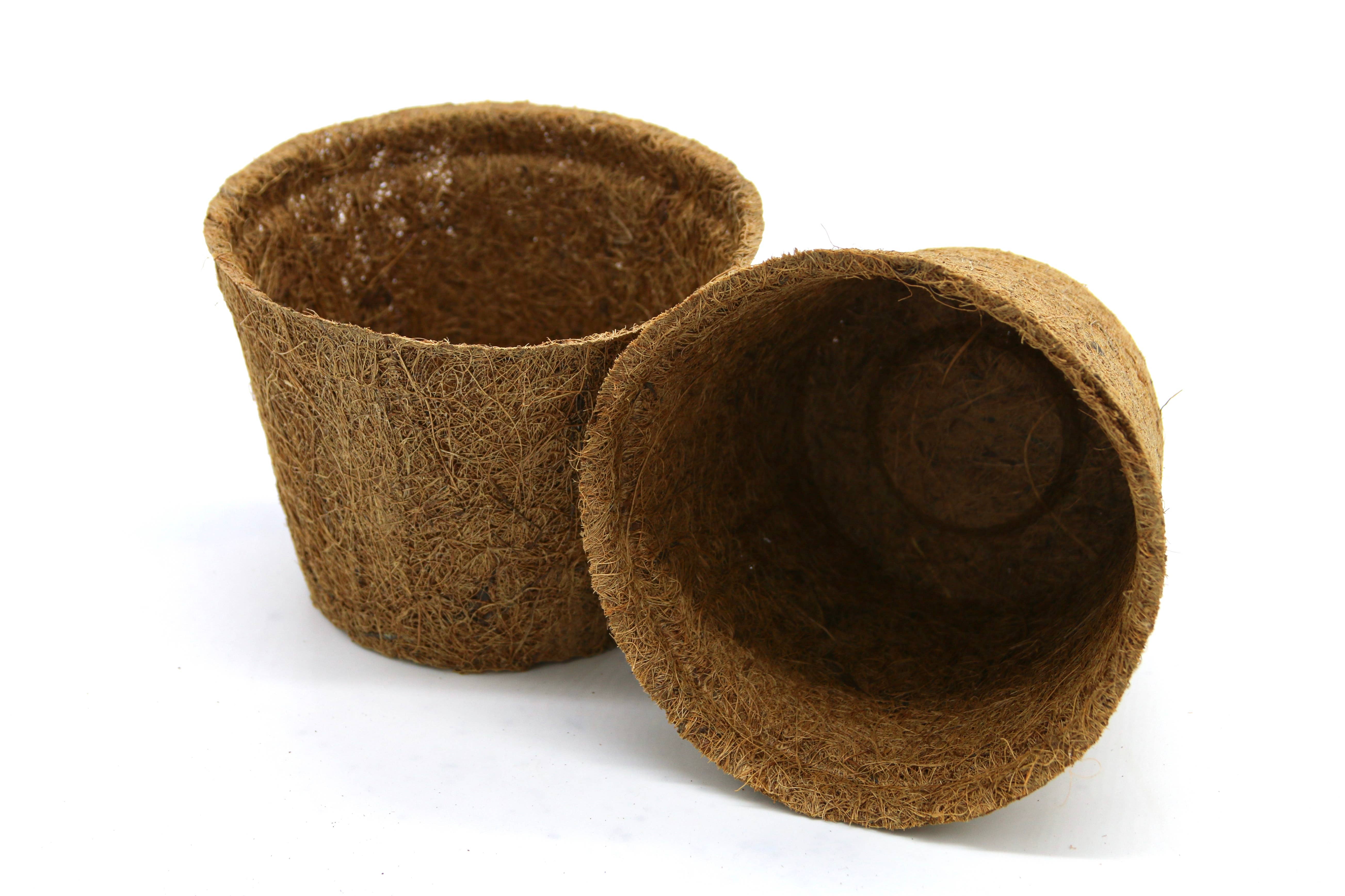CoirProducts.co.uk of Salike Limited – wholesale Plant pot – 13 cm Coir Pots | Plant Pots | 100% Biodegradable | 1 Ltr5
