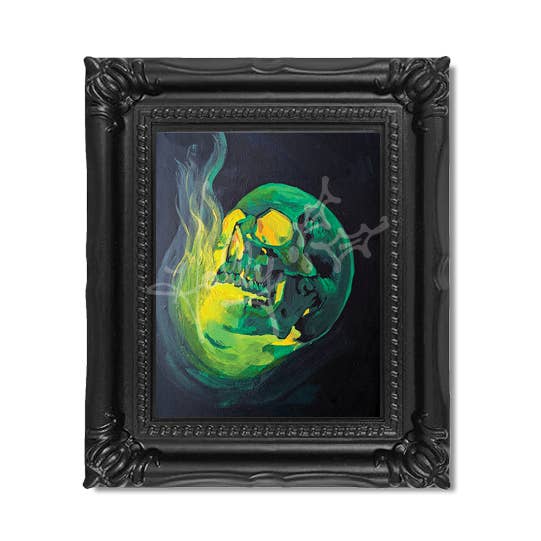 "Skull Spirit No. 1" Mini Masterpiece Framed Print for wholesale by Holly Bones