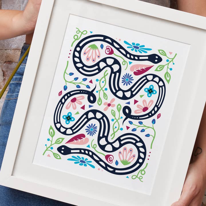 Dandymark - Wholesale Art Print - Snake Zodiac Art Print1