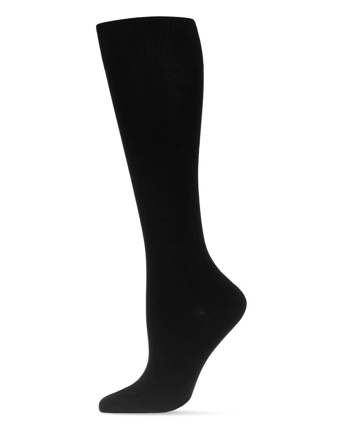 Black MeMoi Cotton Knee High for wholesale on Faire