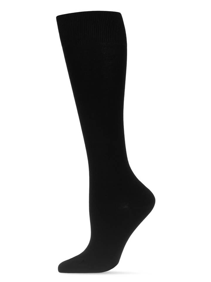 Black MeMoi Cotton Knee High for wholesale on Faire0