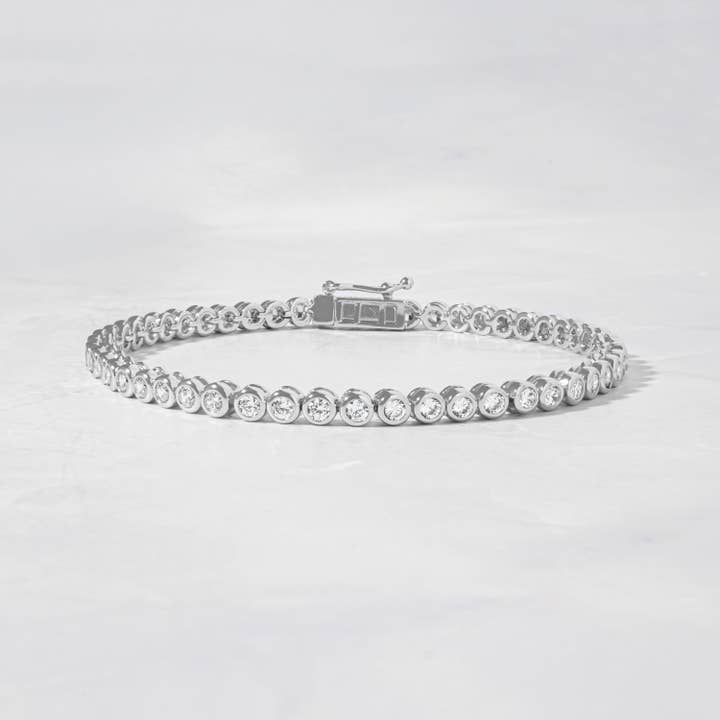 Sami Jewels - Wholesale Tennis Bracelet - Round Bezel Tennis Bracelet