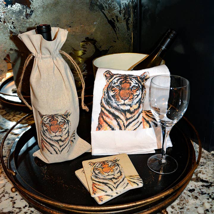 Mads Studio & Co. - Wholesale Tea Towel - Tiger Tea Towel3
