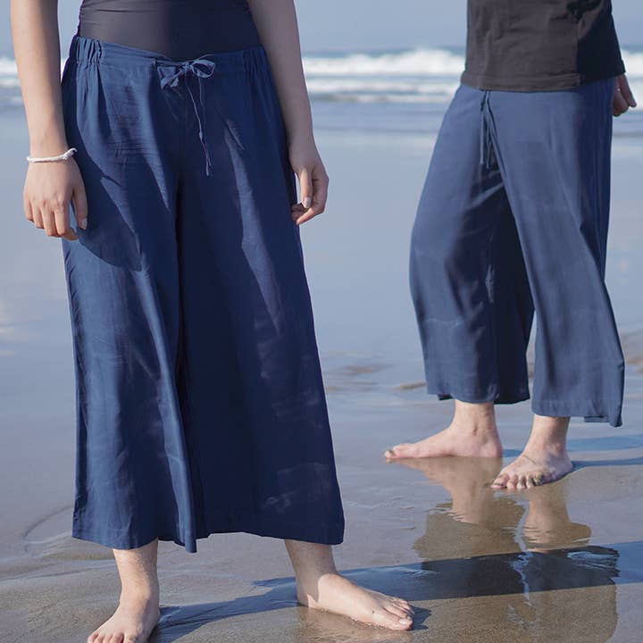 Piazza Pants | Navy for wholesale by Balizen Direct from Bali