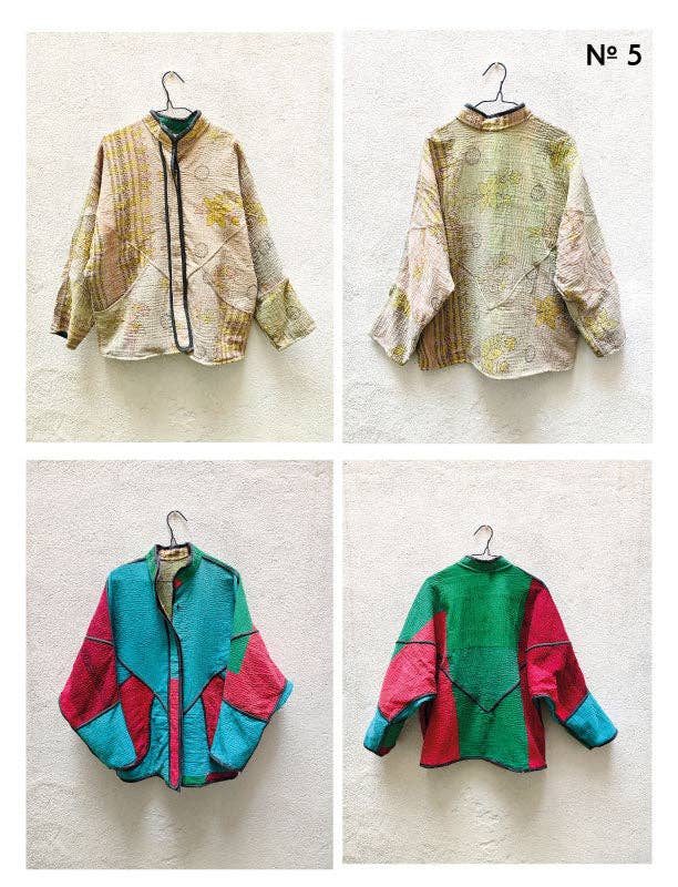 Indigo Collection - Wholesale Jacket - Women's - VINTAGE KANTHA JACKETS4