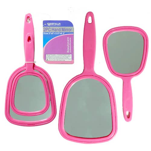 Deluxe Import Trading - Wholesale Mirror - Kids - 2pc Hand Mirrors0