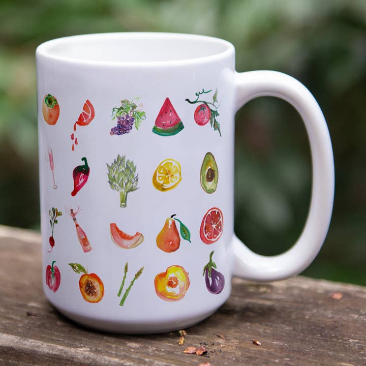 Large Forest Feast Ceramic Mug for wholesale by The Forest Feast