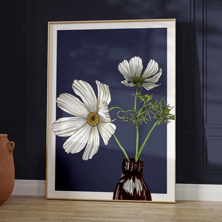 Cosmos Art Print for wholesale by My Noodle Bug