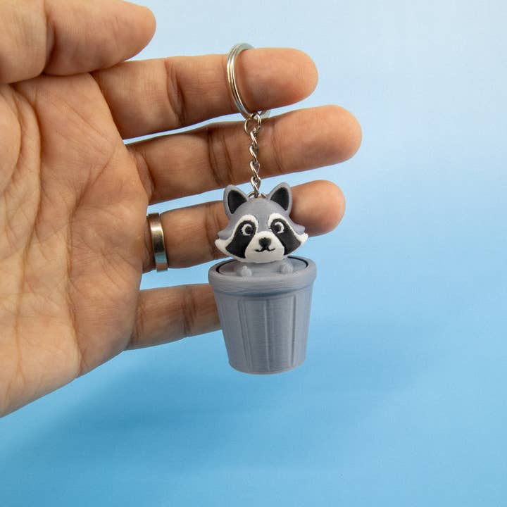 Super Fantastic - Wholesale Fidget toy – Kids - Trash Panda Keychain Clickie4
