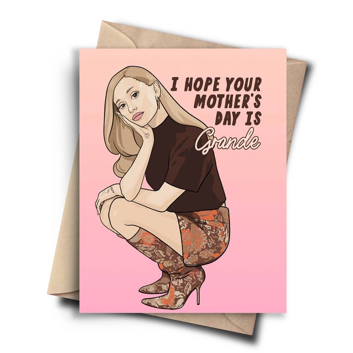 Biglietto per la Festa della Mamma Pop Culture - Biglietto Divertente con Gioco di Parole per la Mamma per la vendita all'ingrosso da parte di Pop Cult Paper