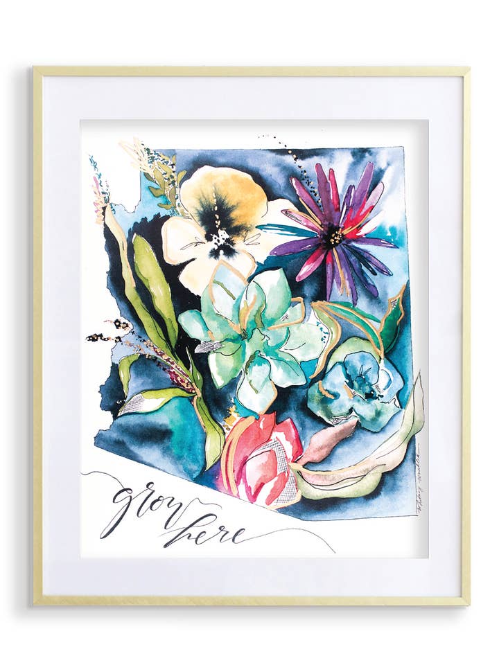 Arizona Grow Here Print for wholesale by Whitney Winkler