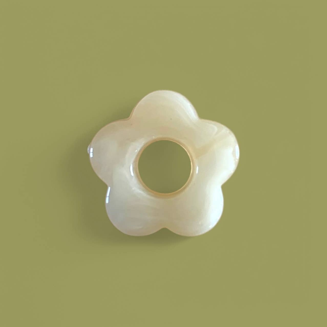 agathe & cocö - Wholesale Hoop Earrings - Fleur Billie MM - Choose your color!0