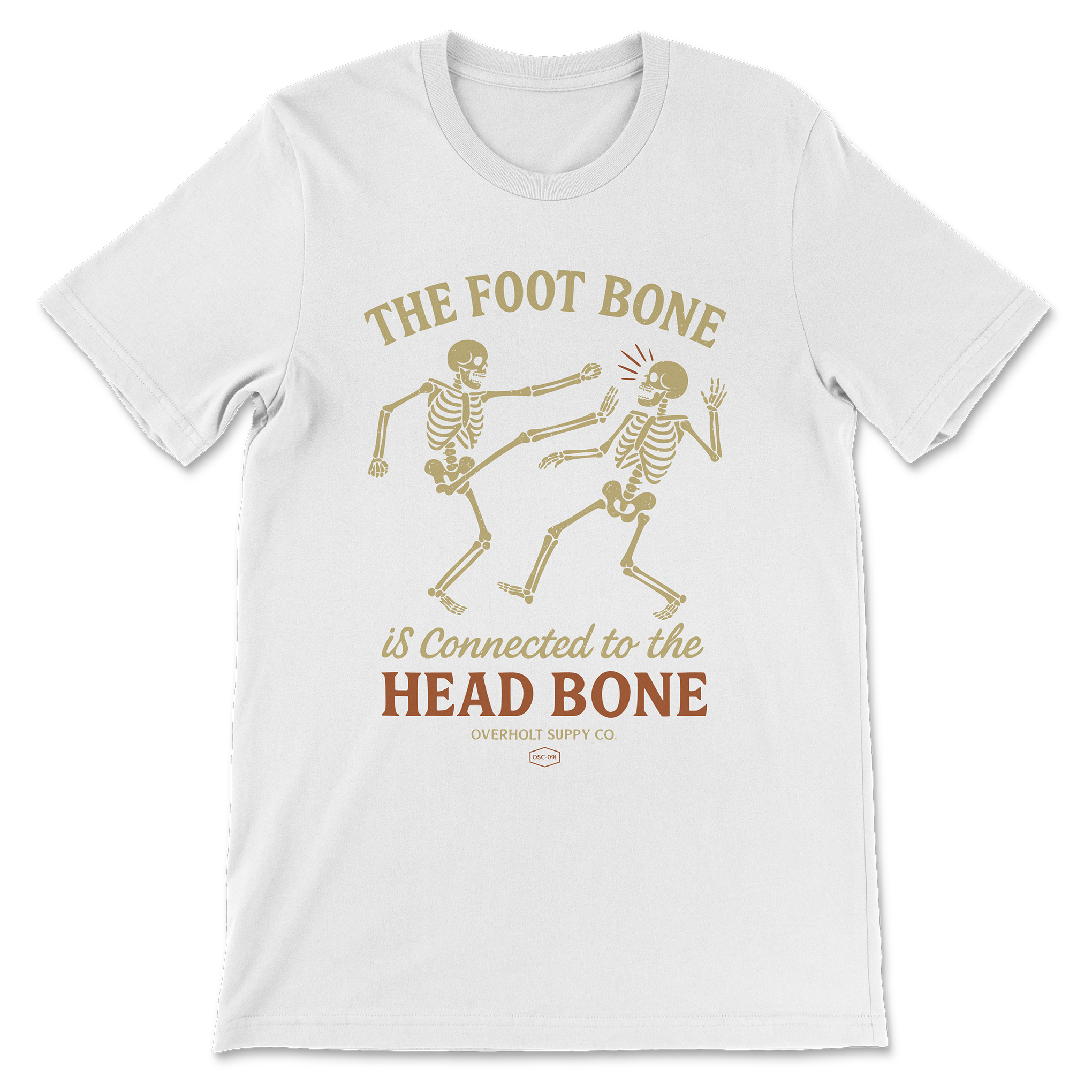 Overholt Supply Co. - Wholesale Screen Printed T-Shirt - Men's - OSC-091 Head Bone T-Shirt1