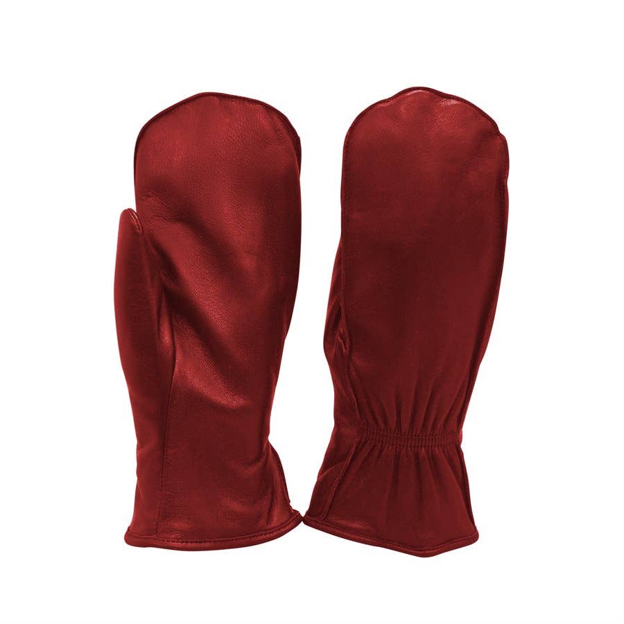 Black 8229 Leather Glittens Gloves for wholesale on Faire1