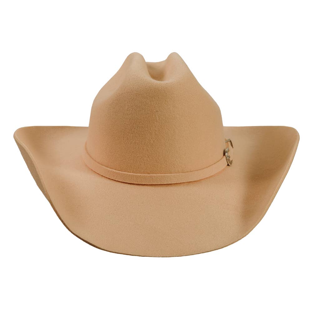 American Hat Makers - Wholesale Cowboyhoed - Uniseks - 100% wollen vilten western cowboyhoed - Style Cattleman59