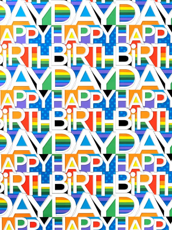 Birthday - 2026 - Bulk Celebration Gift Wrap for wholesale by Artist Point Gift Wrap