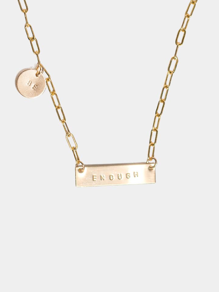 Collier barre d'affirmation pour la vente par OXB