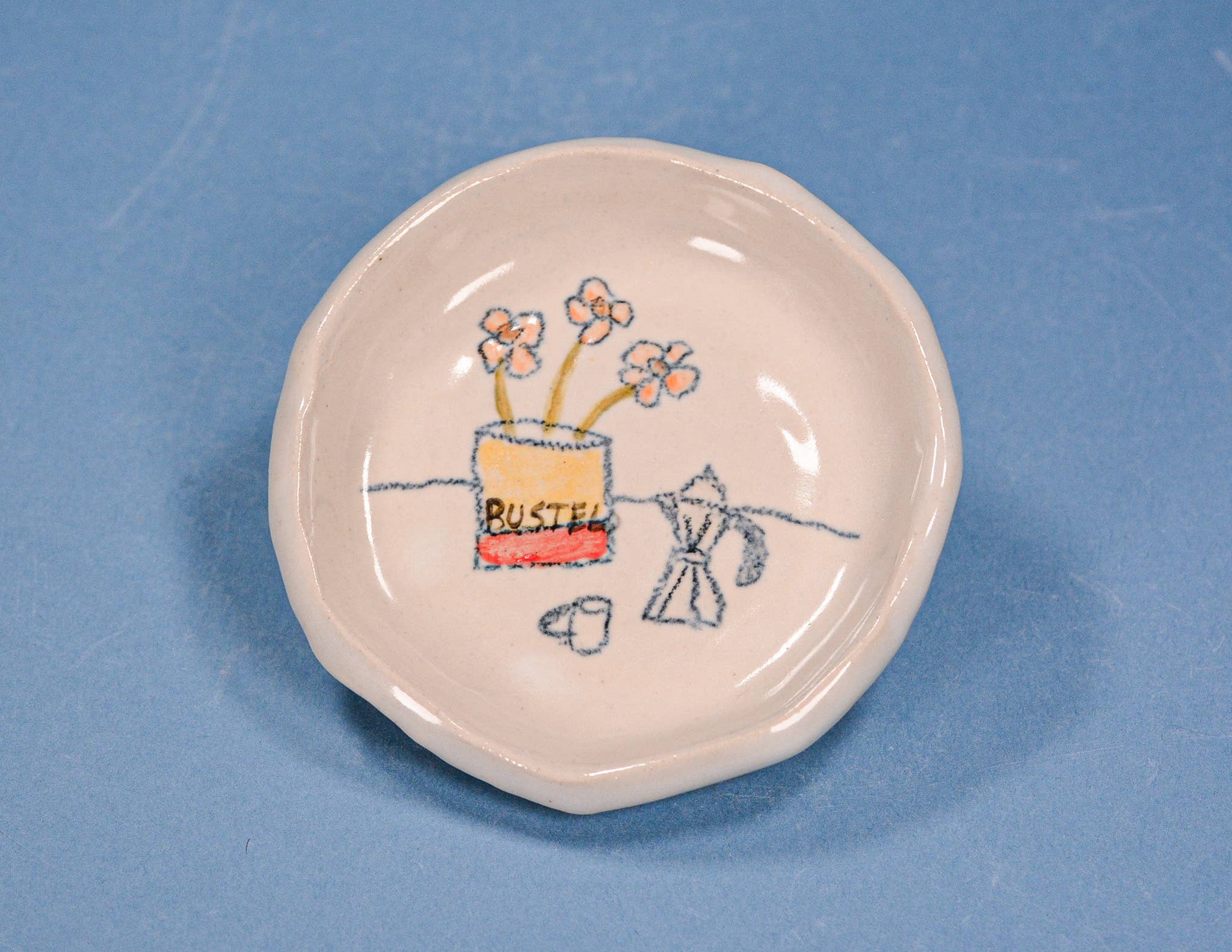 Juice Ceramics Handmade Pottery and Jewelry - Wholesale Decorative Plate/Dish/Bowl - Flowers and Coffee Ceramic Dish