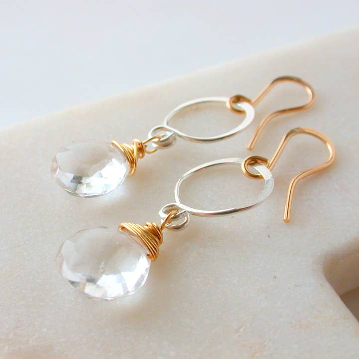 Linda Trent Jewelry - Wholesale Dangle Earrings - Petite Quartz Dangle2