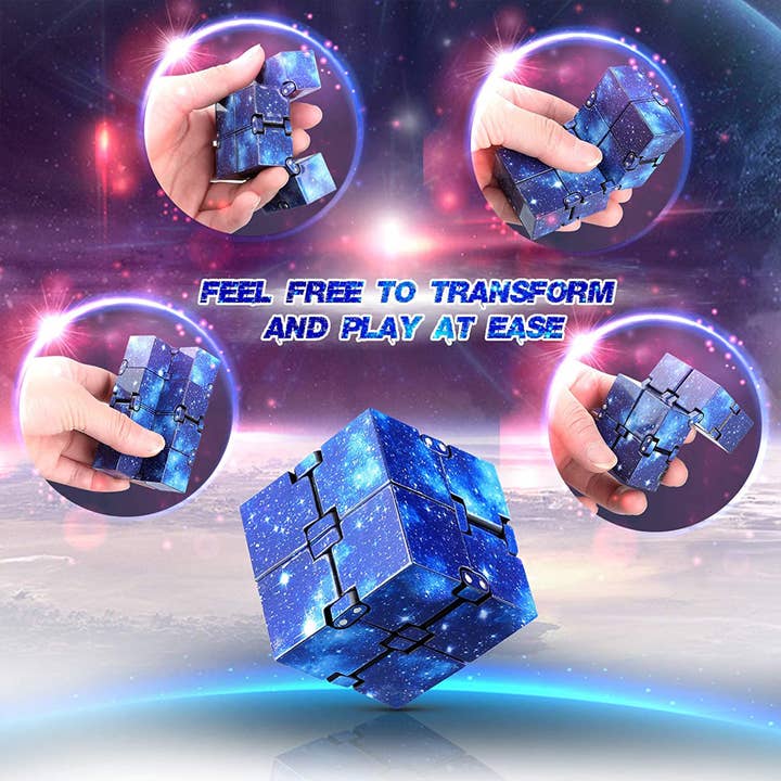 Toyarina – wholesale Fidget Toy - Barn – Magic Infinity Fidget Cube - Tillbaka till skolan - i bulk