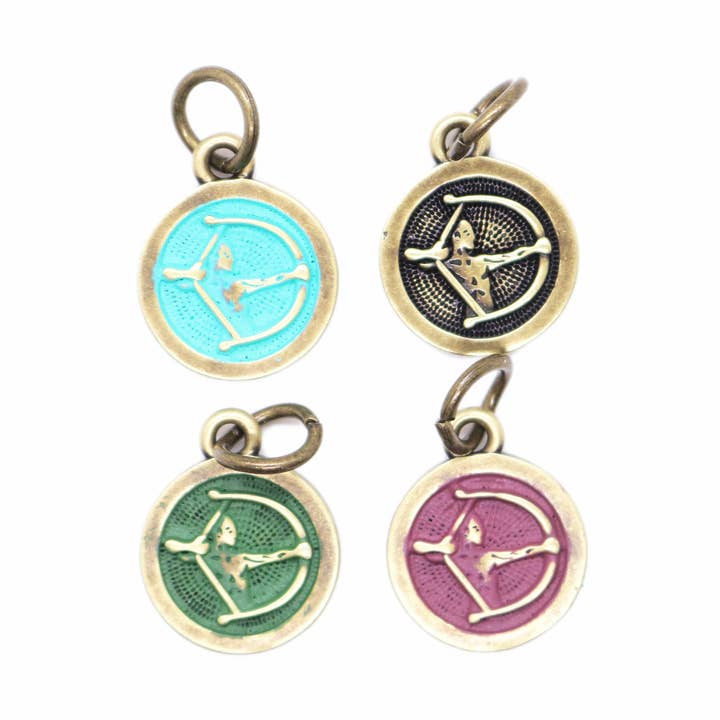 Sagittarius Zodiac Charm for wholesale by Gleeful Peacock