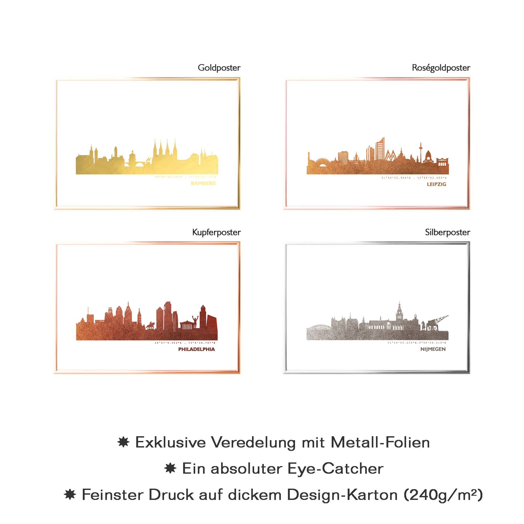 44spaces - Wholesale Kunstprint - Würzburg kunstdruk | 5 kleuren8