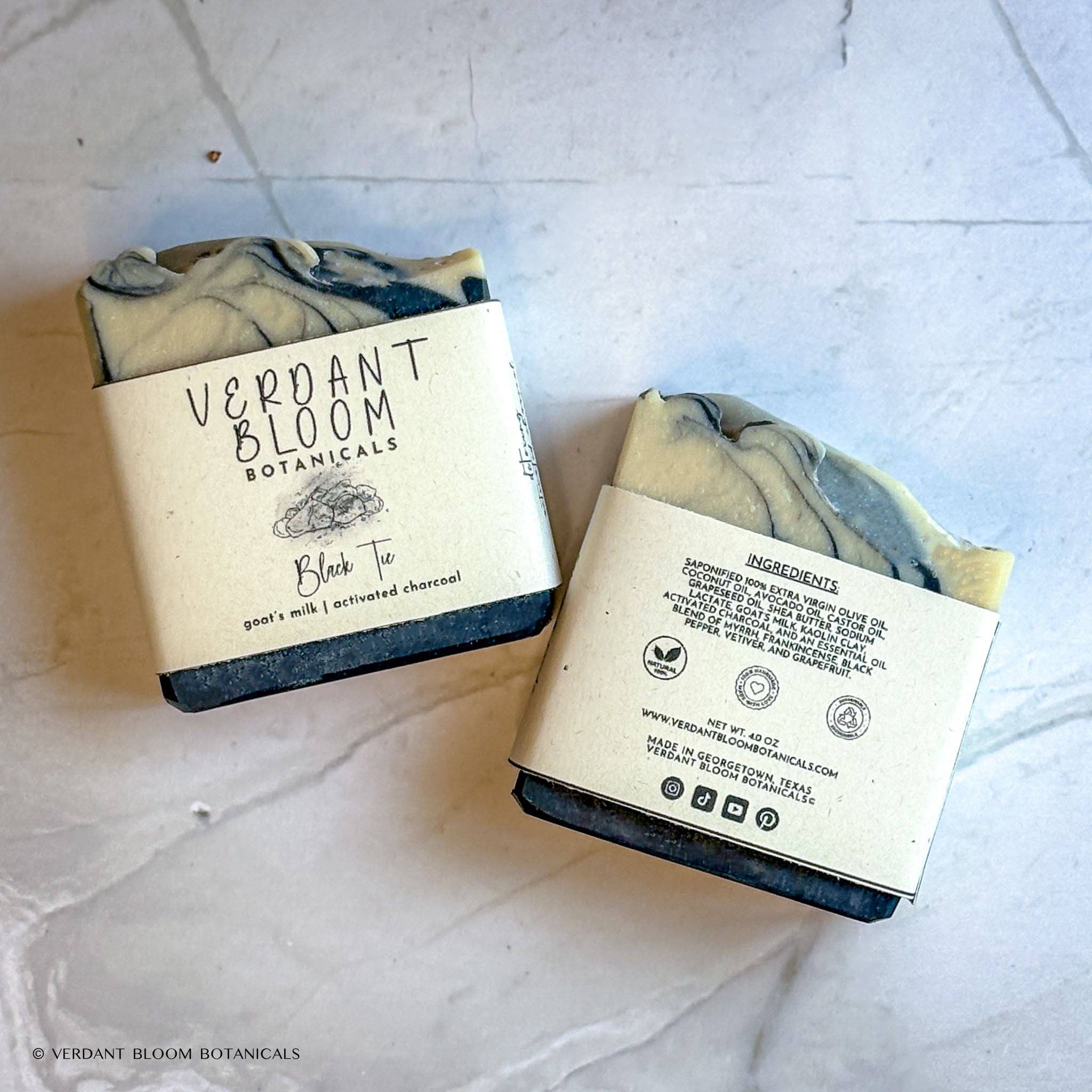 Verdant Bloom Botanicals - Wholesale Bar Soap - Black Tie2