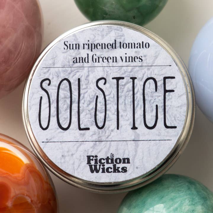 Solstice | Spring Equinox candle | Greenhouse tomato scented for wholesale by Fictionwicks