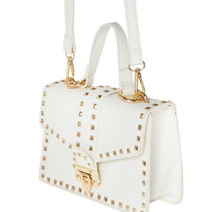 Shop Neighbors - Wholesale Shoulder bag – women's - Studded Rectangular Shoulder Bag2